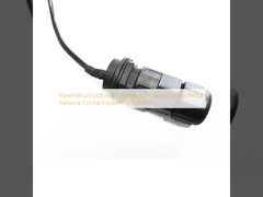 Panneau monté USB RJ45 connecteur étanche prise de réseau système d'équipement cristallin