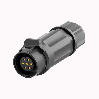 acheter PA66 Nylon mâle femelle connecteur d'alimentation imperméable à l'eau Serrure vis soudé online manufacture