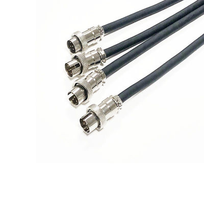 acheter Connecteur de données imperméable à l'eau de sexe masculin soudé GX16 avec prise aéronautique métallique à 6 fils online manufacture