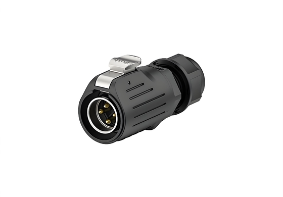 acheter Connecteur étanche LP20 4 conducteurs 20A IP68, montage sur bride métal plastique fabrication en ligne