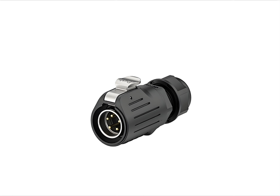 acheter LP20 5 broches connecteur imperméable à l'eau IP67 10A monture de bride métal-nylon fabrication en ligne
