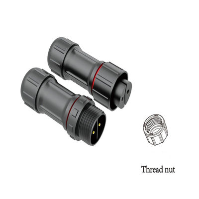 Connecteur circulaire imperméable à l'eau IP67 M12