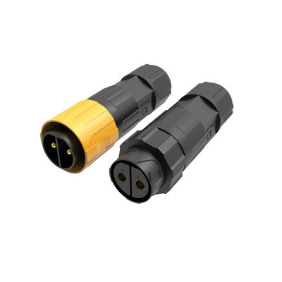 Connecteur circulaire imperméable à l'eau en nylon PA6 500V P16 Type IP67 Connecteurs circulaires