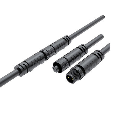 Connecteur mâle femelle étanche M8 enduit de nylon IP68 pour contrôleur de machine agricole intelligente