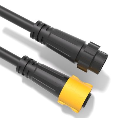 Connecteur mâle femelle étanche IP67 autobloquant 2-8 conducteurs PA66 Nylon pour équipement d'élevage