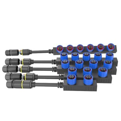 M15 2 broches 3 broches 4 broches 5 broches connecteur mâle femelle imperméable à l'eau F type prise de module