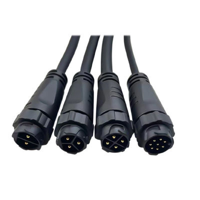 Connecteurs de câble en nylon auto-verrouillable mâle femelle étanche pour la lumière de la ligne de projecteur
