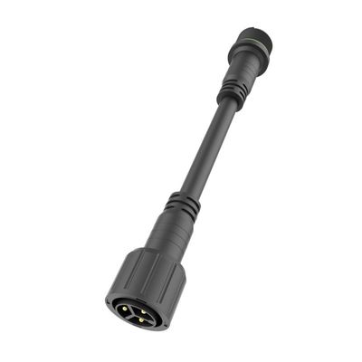 M18 IP67 Connecteur mâle femelle étanche à l'eau pour éclairage LED