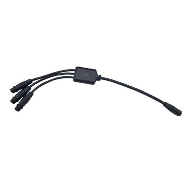 Type Y IP68 M12 Connecteur de câble étanche Une minute Deux / Une lampe de rue