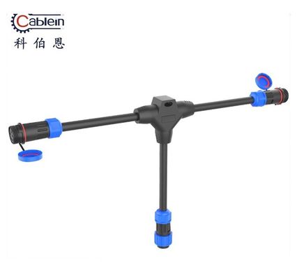 Connecteur de fil étanche mâle femelle trois LD20 Aviation T type 10A courant nominal maximal