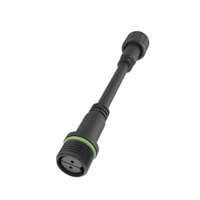 M18 Connecteur de câble étanche de deux cœurs à trois cœurs IP67 d'éclairage LED