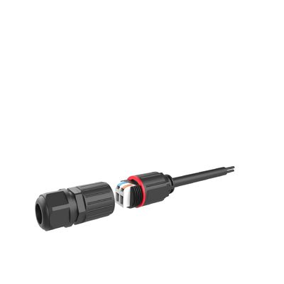 M20 2 connecteur de données étanche à l'eau à base de cartouche légère