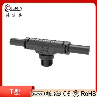 M16 Couche en caoutchouc T Tee LED connecteur étanche 15A Street Lamp Module Court Light
